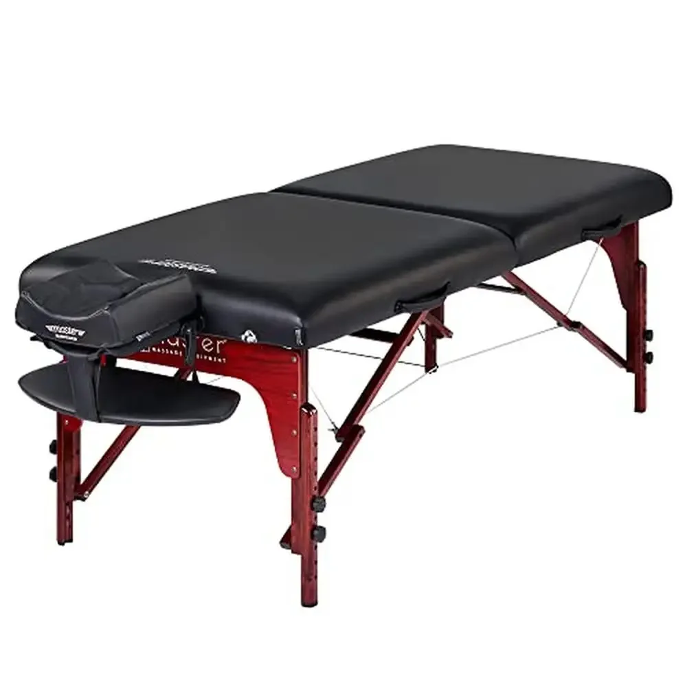 31-Inch Portable Massage Table Package with Memory Foam Cushioning & Reiki Panels Lightweight Spa Bed with Adjustable Height