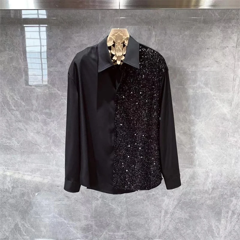 

Women's Shirt Spring and Summer new High-grade Long-sleeved Loose Single-breasted Shirt Ladies Fashion Beautiful Joker T-shirt