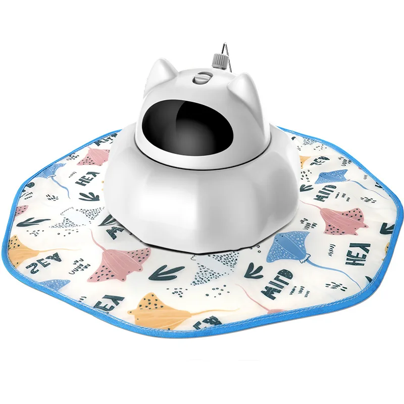 

Cross-Border Eco-Friendly Interactive Laser Cat Comforter Cover Solid Pattern New Self-Reliving Boring Electric Pet Toy Plastic