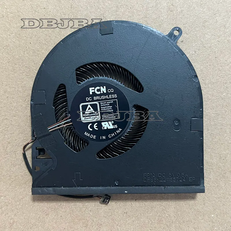 Laptop GPU Cooling Fan For Razer Blade 15 Advanced 2021 RZ09-0409 DFS5K221155724-FP1Q DFS5K221155724 FP1Q 5V 0.5A