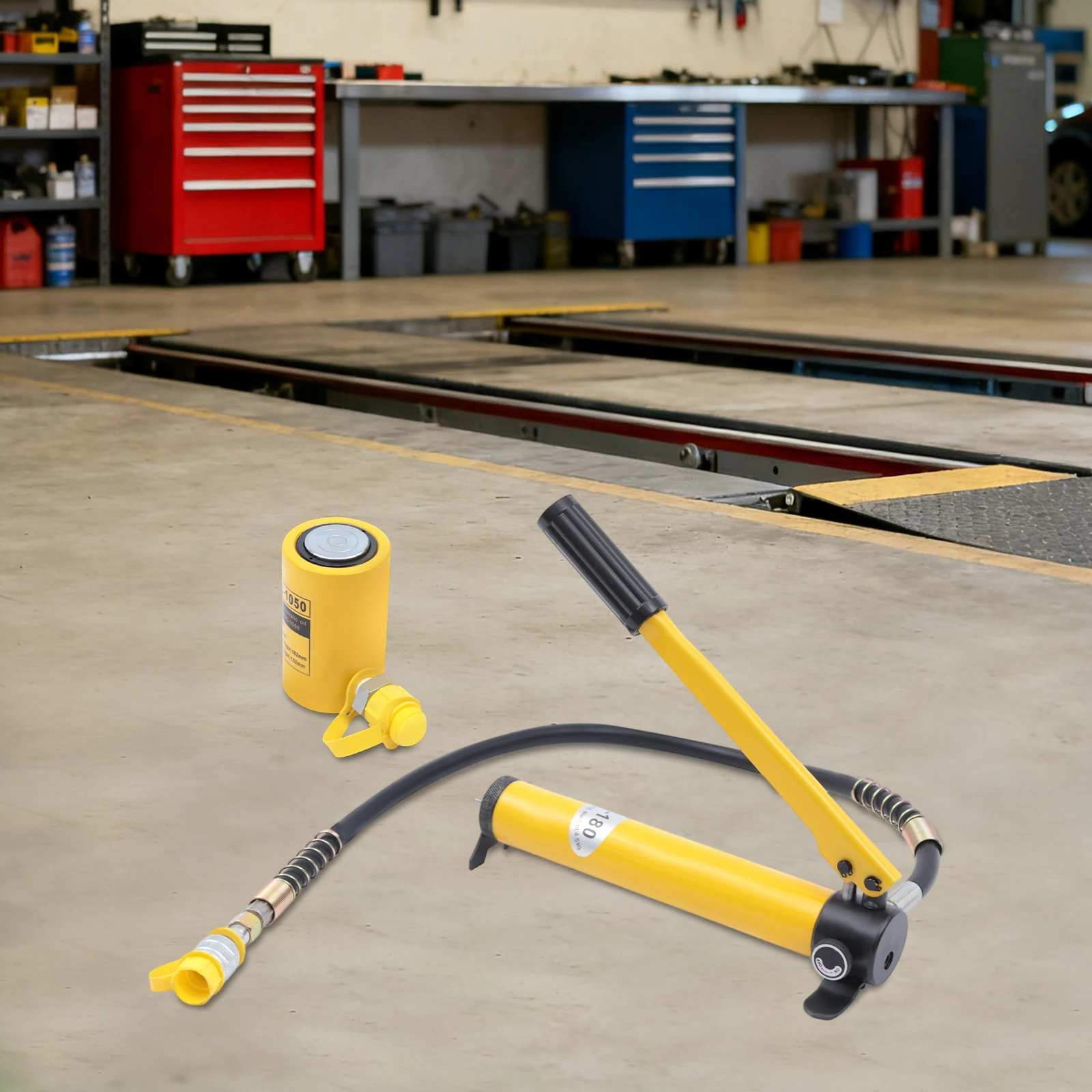 10T Heavy Duty Hydraulic Jack High Stability Anti-slip Easy Operate For Industrial Vehicle Maintenance Construction Projects