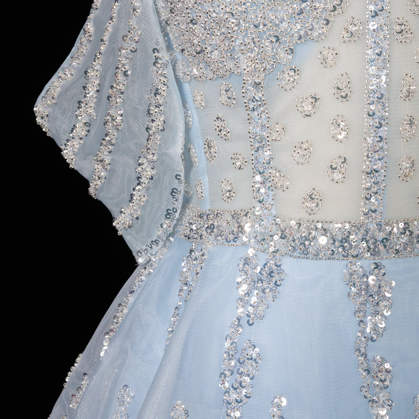 Sharon Said Luxuriöses Rüschen-Ballkleid in Rosa, Elegantes Gelbes Abendkleid, Formelles Ballkleid 2026 für Damen, Hochzeitsfeier, SS612, Maßanfertigung – Detail 9