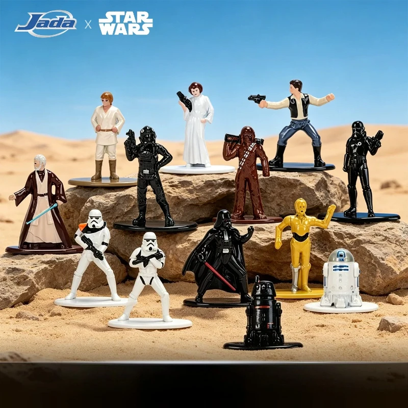 Figuras de acción de Star Wars de Jada, figuras de acción de anime, Darth Vader, R2-D2, Stormtrooper, muñecos, juguetes, regalos, adornos coleccionables