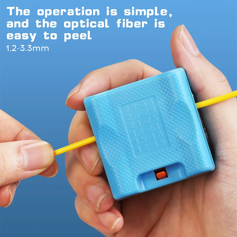 COMPTYCO A-1233 Optical Fiber Longitudinal Center Pipe Stripping Tool 1.2-3.3MM Slitter Fiber Optic Cable Sheath Stripper image 2