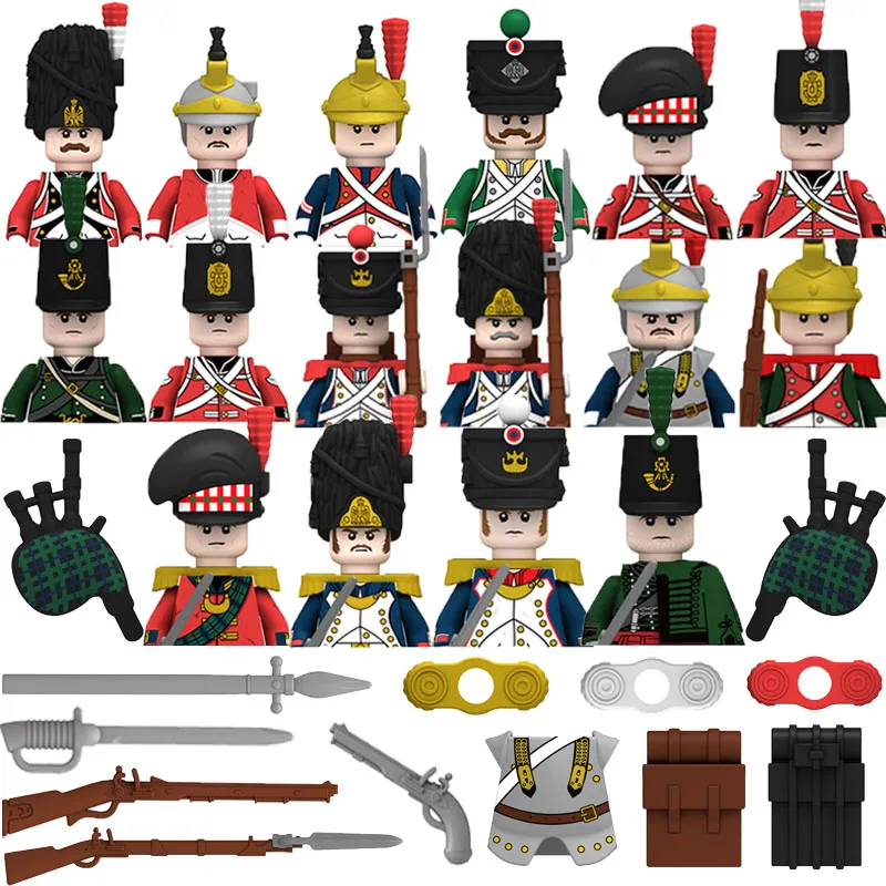 Décennie s de construction militaires du corps de Krieger, corps d\'impression complet, château médiéval, figurines de guerre de science-fiction,