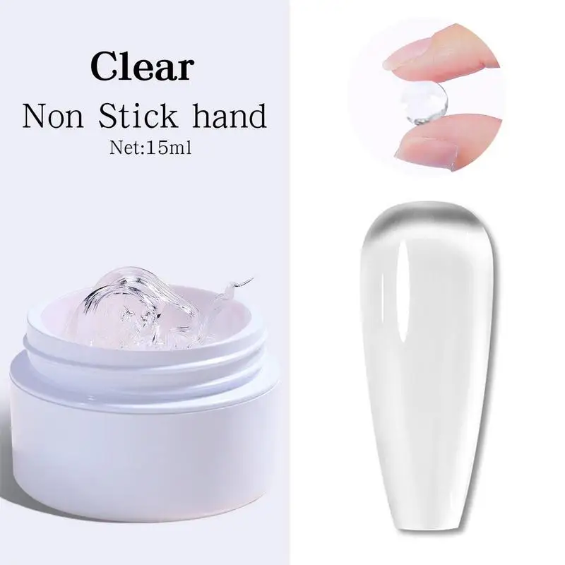 Nail Gel Polish Clear Nail Polish Nail Extension Gel Builder For DIY At Home 15ml Gel Nail Extension For Nails Building