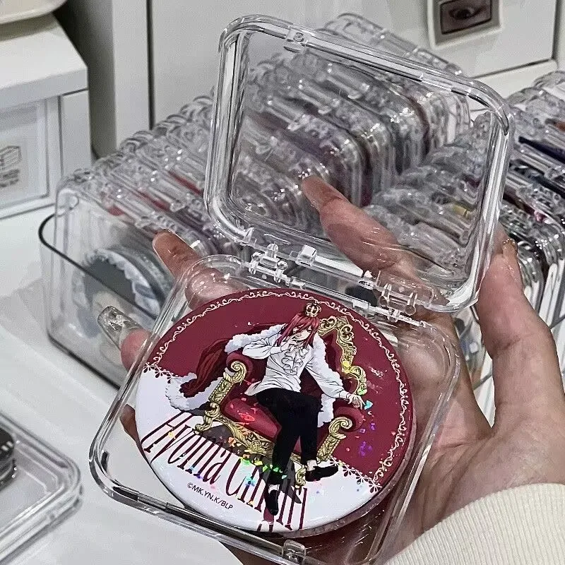 バッジ収納ボックス、バーアート、透明バーアート収納、ネイルアート、ネイルアート包装箱