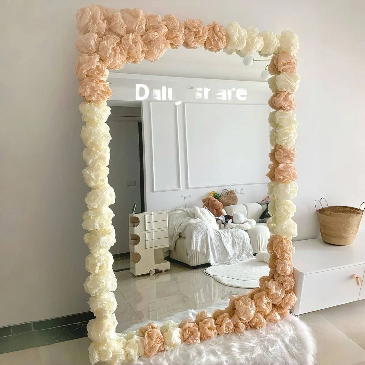 

Декоративный зеркальный материал для трансформации, DIY, имитация снежной груши, цветной фотоматериал Beauty Ray, имитация цветов, зеленый пластик...