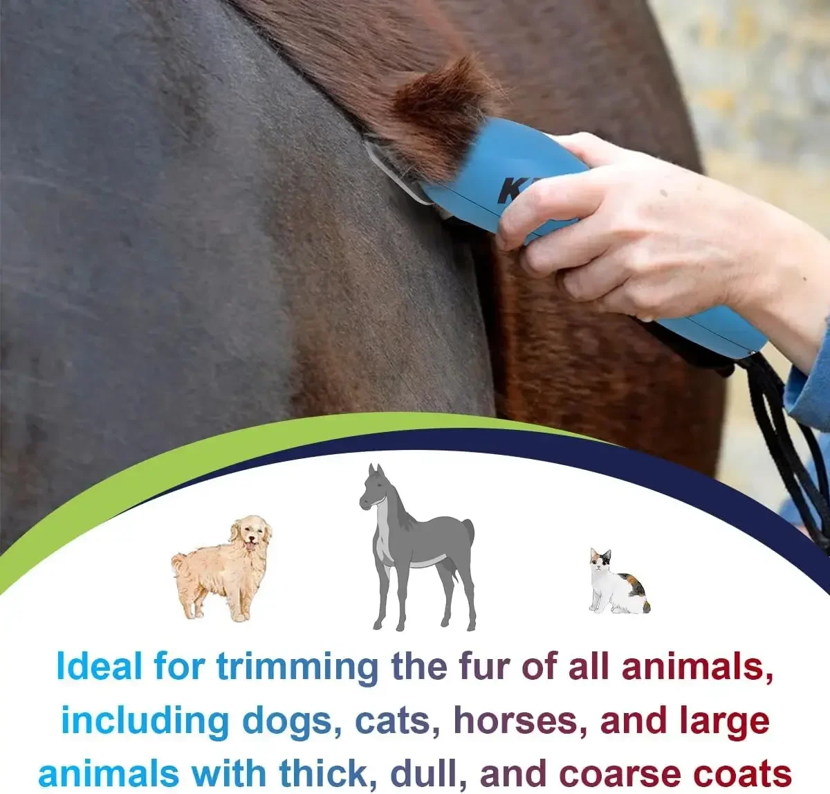 Detachable Animal wide blade For Most Andis/Oster Golden,Turbo A5,A6/Wahl km clippers Grooming For Pet,Dog,Sheep,Horses,Pigs