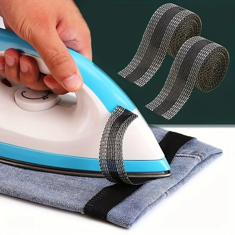 5m No Sew Pants Shortening Tape, Iron-on Hemming Tape for Summer Jeans, Skirts & Clothes, Instant Length Adjustment Sewing Tool view 4