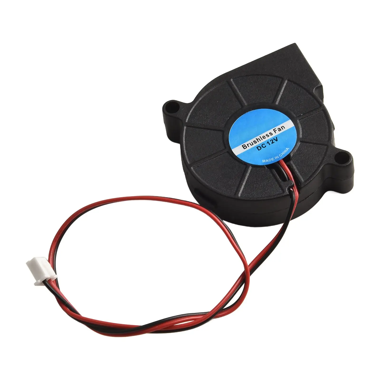 For 3D Printer Cooling Fan 6500±10%RPM Blower Cooling Fan 50* 50* 15mm Oil bearing Black 0.18A 25dba high precision