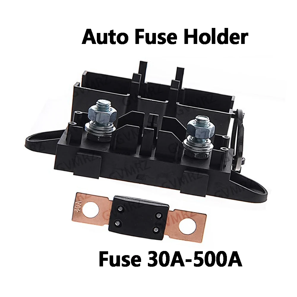 1PCS ANM-H3 30A 32V 175A 200A 225A 80A 100A MEGA Auto Fuse Holder/ANM Bolt-on blade fuse holder Flat Type Fuse125A  60A