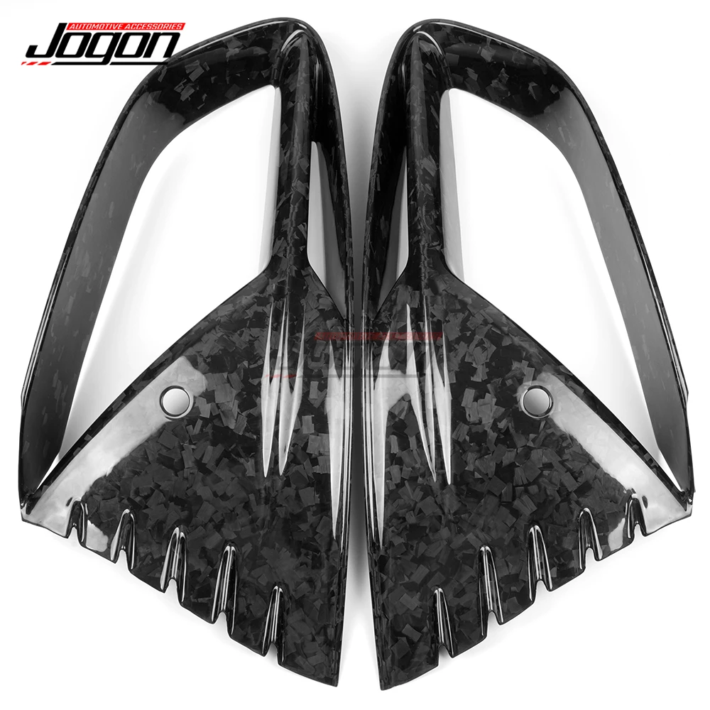 Carbon Fiber Car Front Bumper Fog Light Side Air Intake Vent Outlet Cover Trim For Lotus Emira v6 i4 2022-2024 Accessories