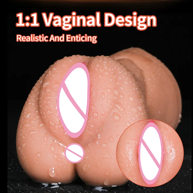 Realistic Male Masturbation Blowjob 3 IN 1 Artificial Vagina Masturbator Cup Deep Throat Oral Anal Clit Adult Products Sex Toy18 view 3
