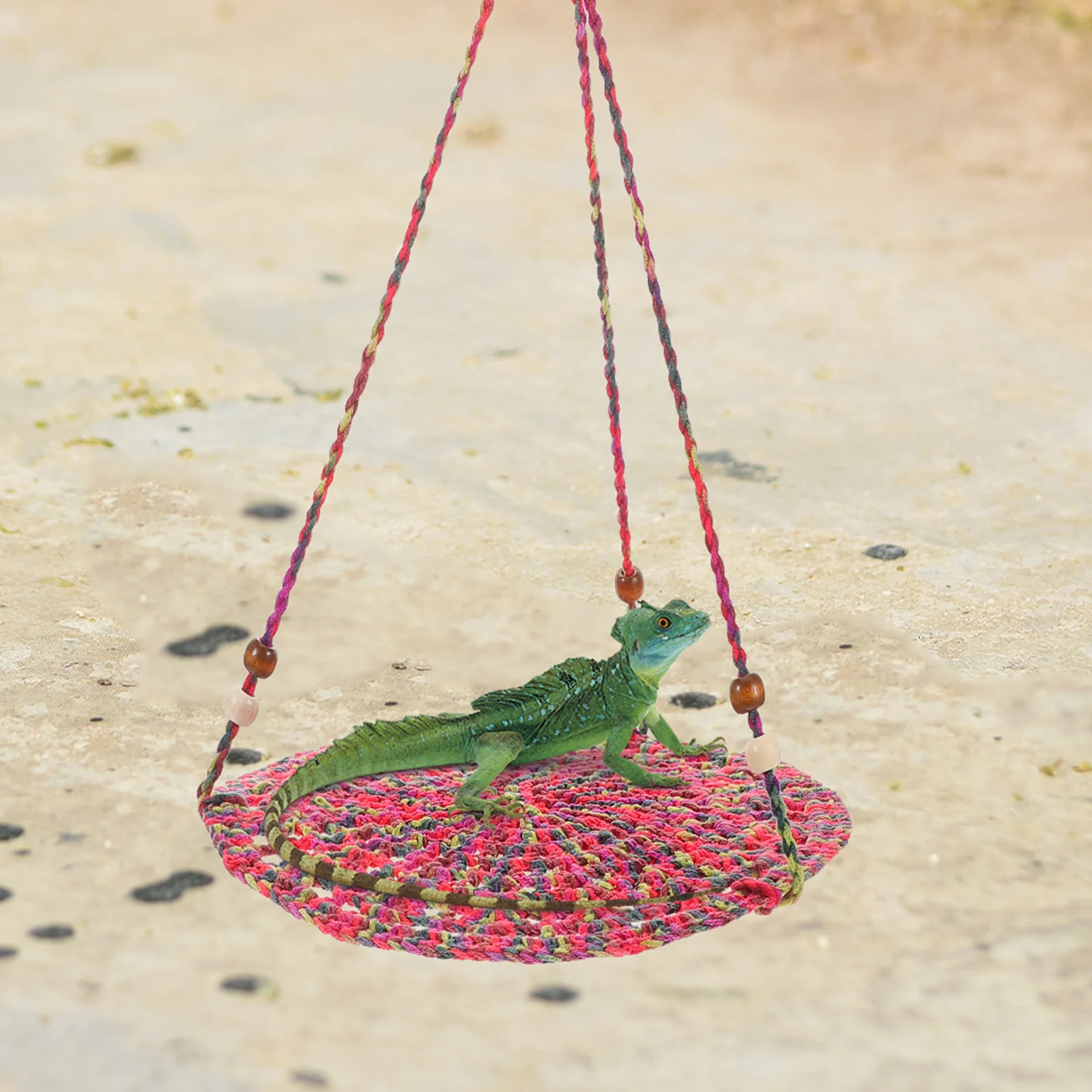 

Reptile Bed Hammock Swing Hanging Lounger Lizard Bed for Bearded Dragon Gecko Chameleon Small Pets Gecko Accessories