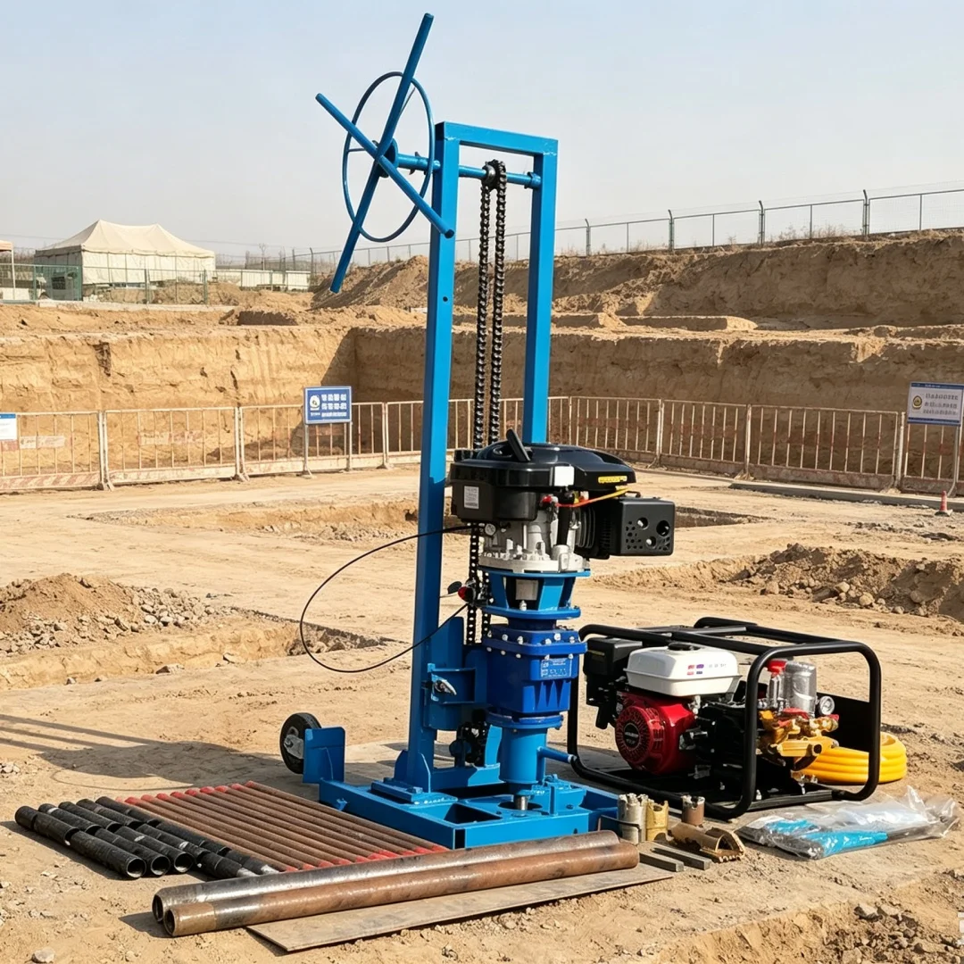 Customized Portable Mobile Single‑person Backpack Drilling Rig for Field Mountain Rock Core‑sampling