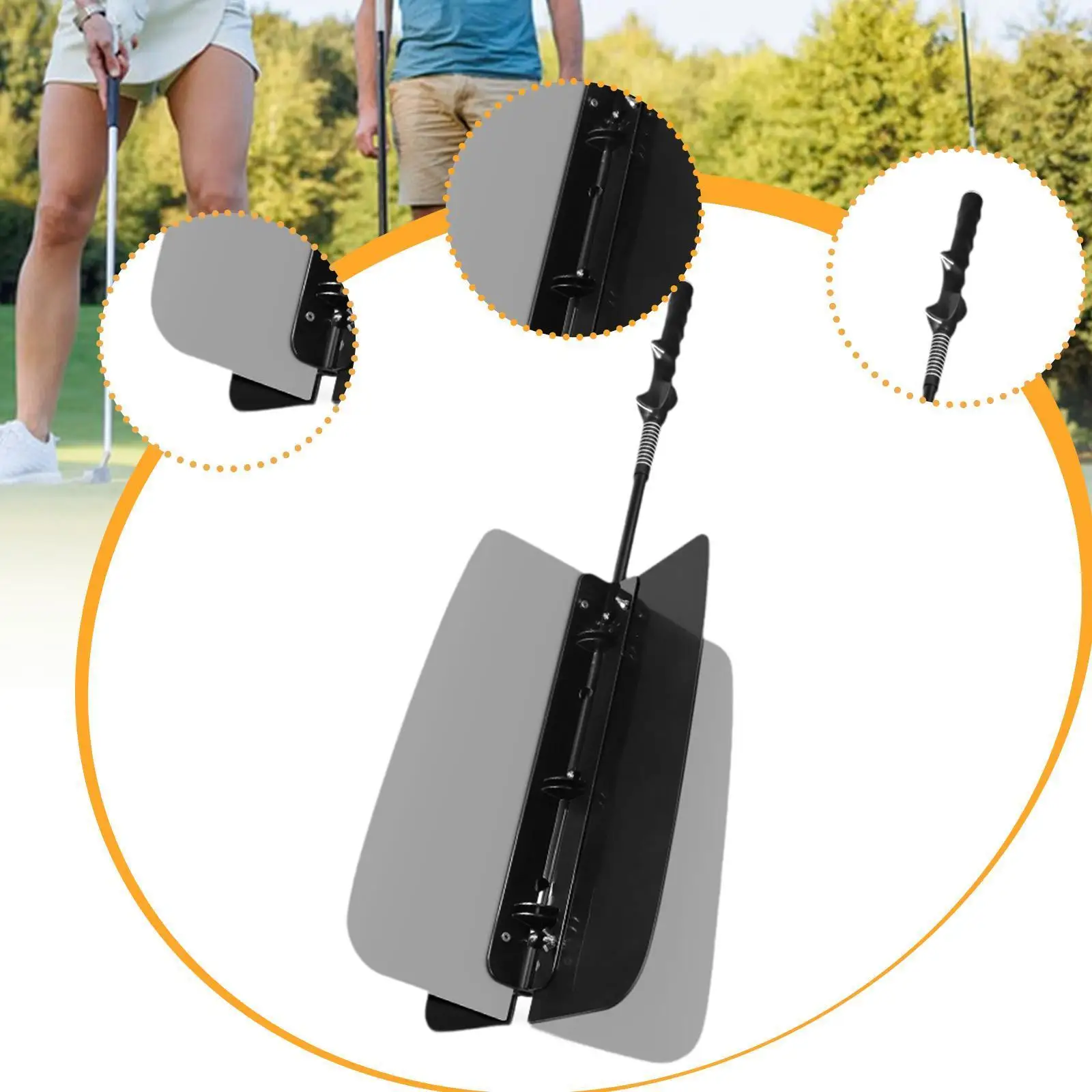 

Golf Resistance Training Tool Ergonomic Easy Setup Practice Equipment for Golfers Home or Park Golf Supplies