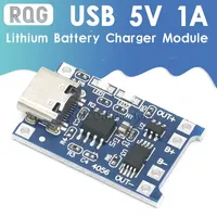 type-c USB 5V 1A 18650 TP4056 Lithium Battery Charger Module Charging Board With Protection Dual Functions 1A Li-ion good