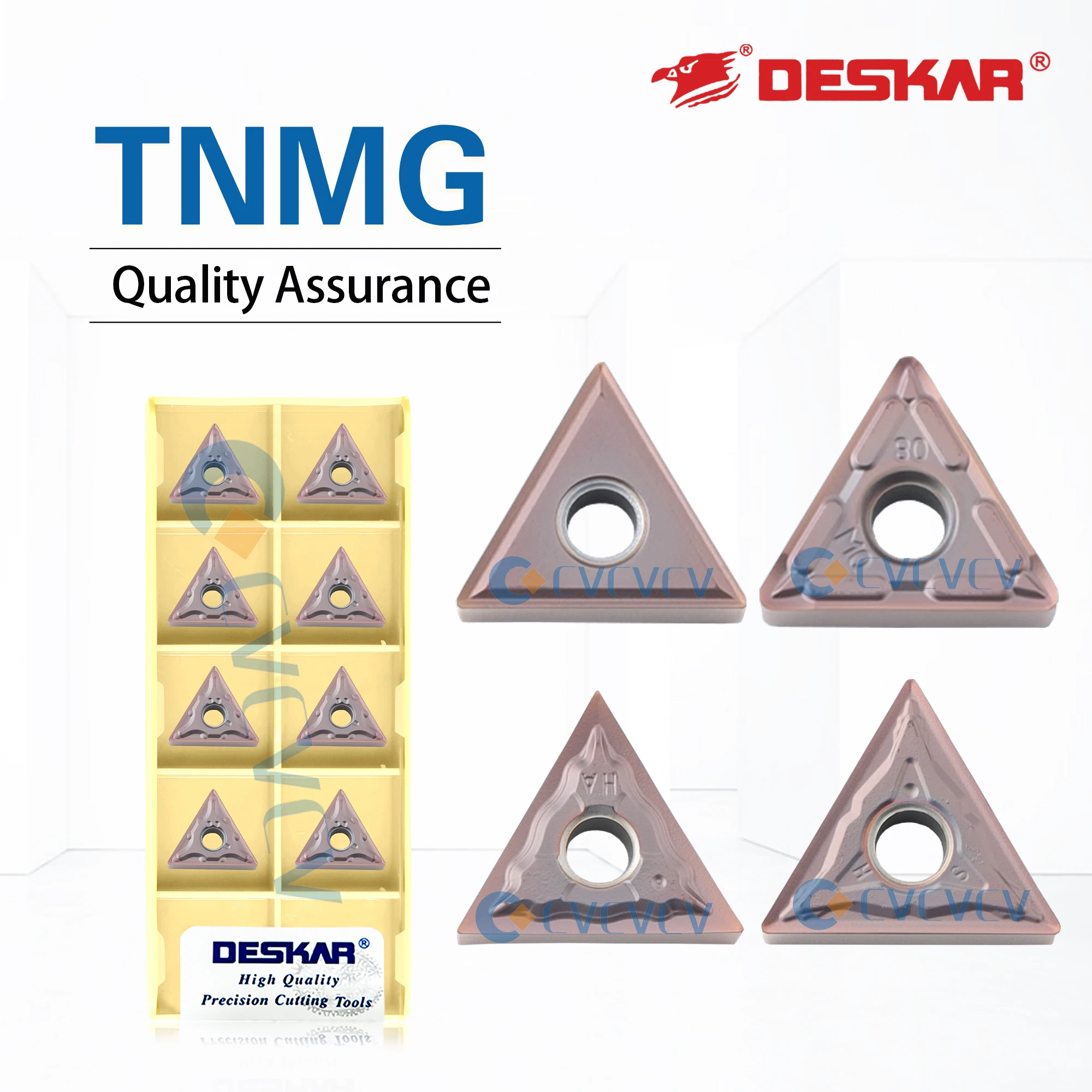 

DESKAR CNC lathe 100% Original Cutting Tool TNMG 160404/160408 HS MQ JMS HA MA MS LF6018 Used For Processing Stainles Steel Blad