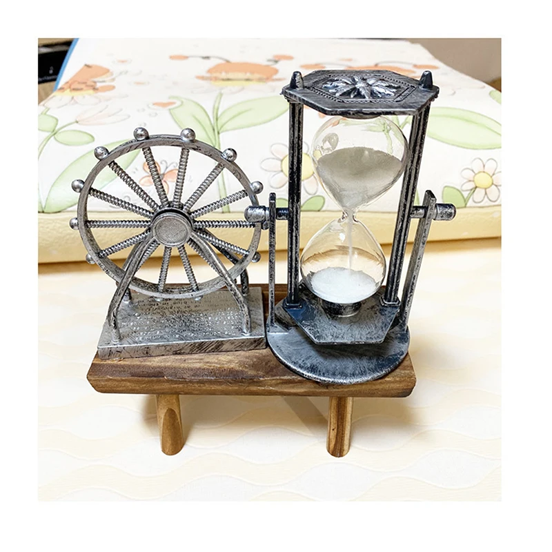 Creative Student Gift Retro Ferris Wheel Quicksand Hourglass