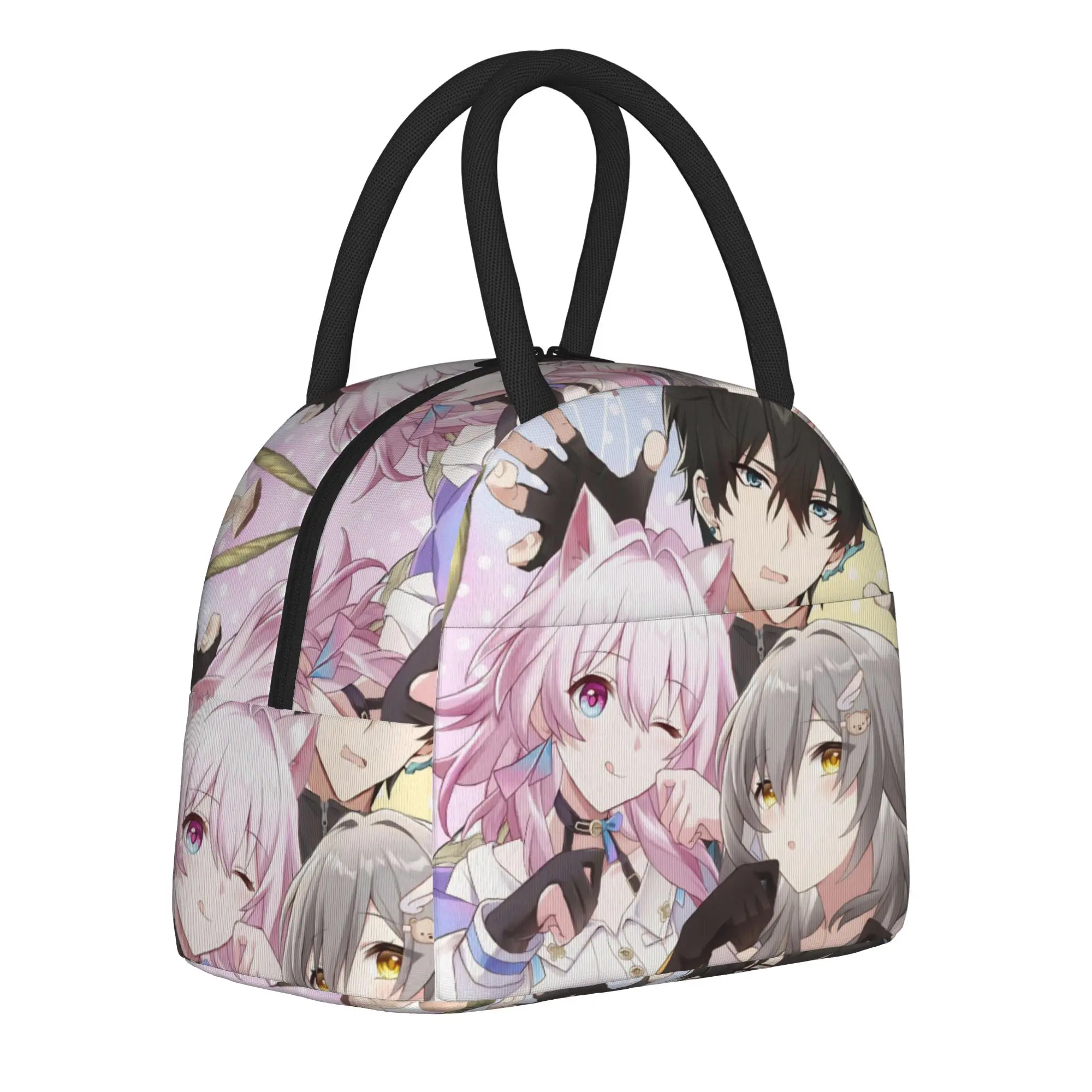 Insulated Lunch Tote Bag Honkai Star Rail Accessories  Lunch Food Box INS Trendy Cooler Thermal Lunch Box For School