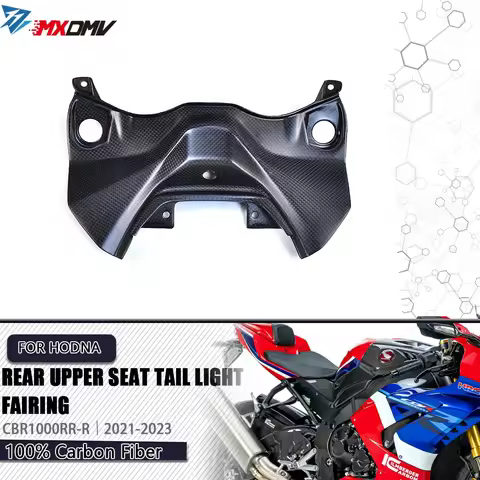 For Honda CBR1000RR-R CBR 1000RR-R 2021 -2023 3K Carbon Fiber Motorcycle Accessories Rear Upper Seat Tail Light Fairing