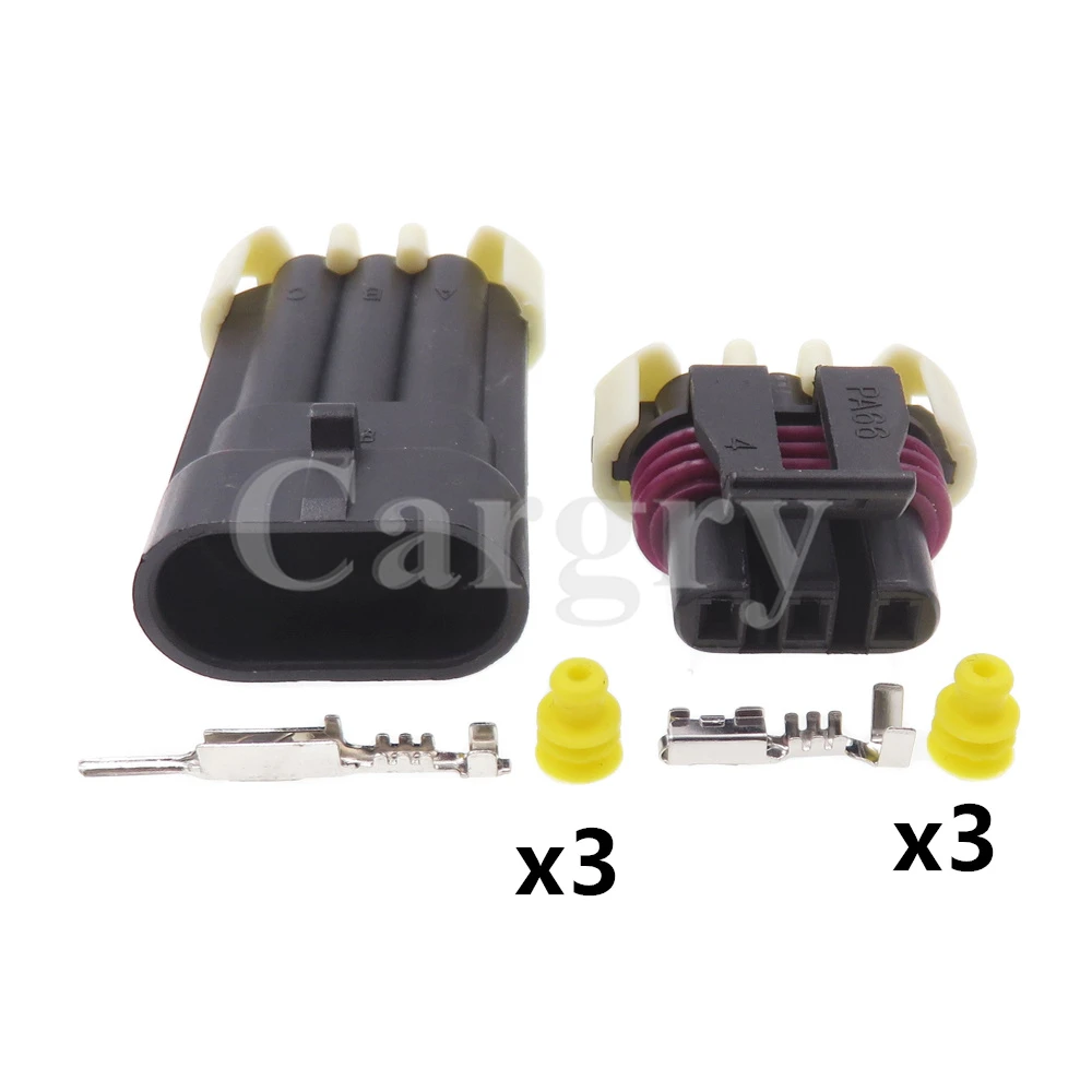 1 Set 3P 12059595 AC Assembly Auto Bearing Position Sensor Wire Socket Car Crankshaft Temperature Sensor Connector Auto Parts