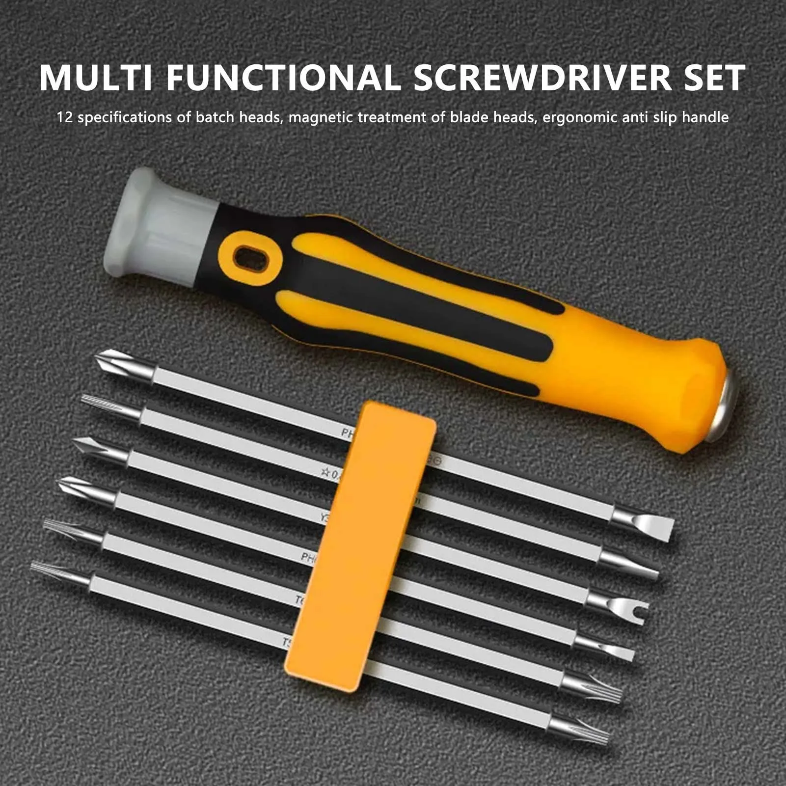 12-in-1 Precision Screwdriver Set Versatile Professional Home Maintenance Tool Good Helper for Your Work and Life