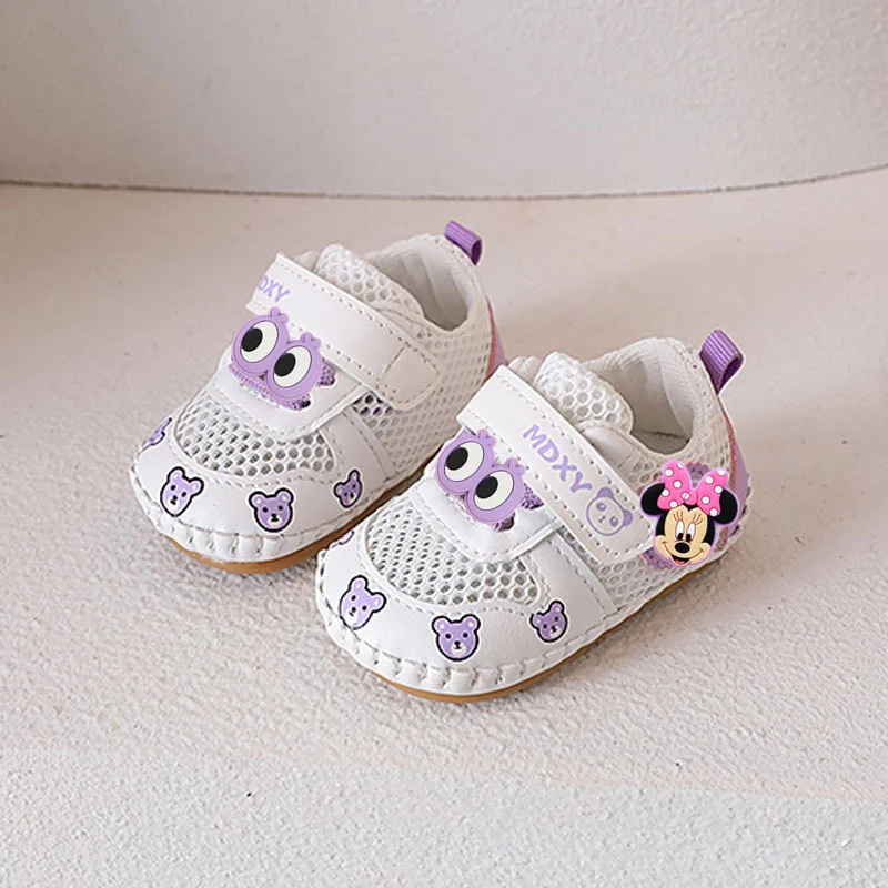 

Disney mickey mouse Spring Autumn 0 1 1/2 Years Old Boys Girls Soft Sole Toddler Shoes Children's Sandals 3-12 Months Old Babies