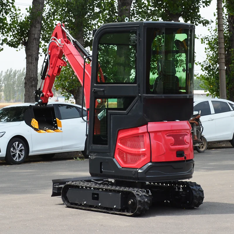 

Multifunctional Crawler Mini Bagger Excavator Factory Wholesale Customized 1800kg Mini Digger Road Construction With Attachments