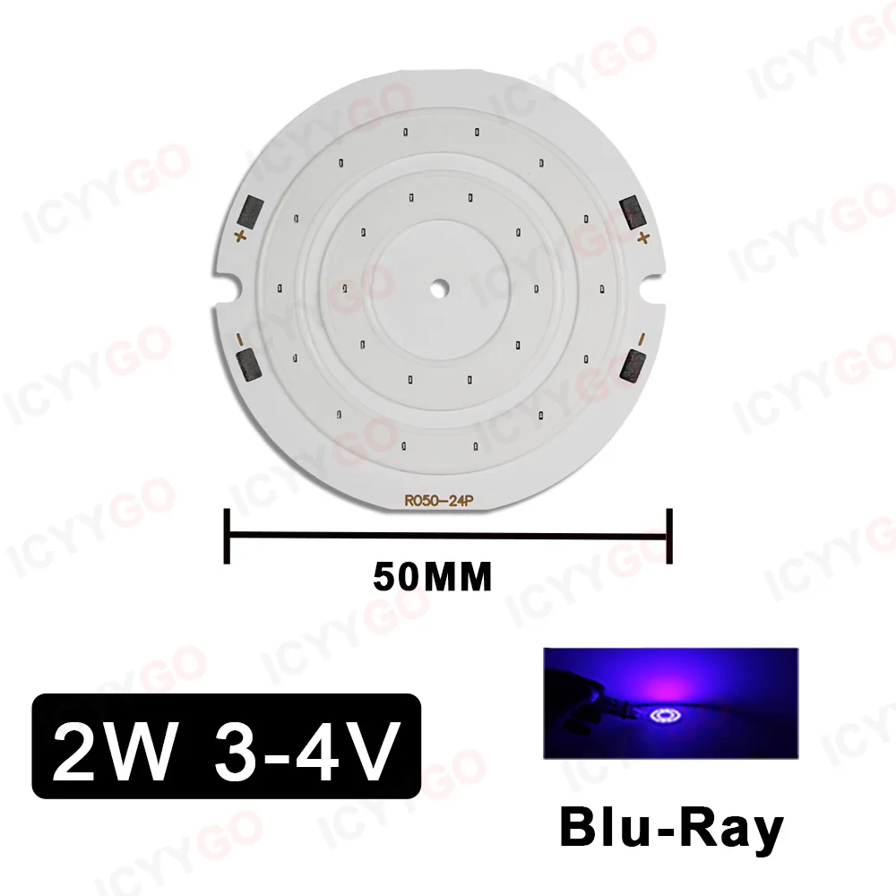 1Pcs 2W Round Led L…
