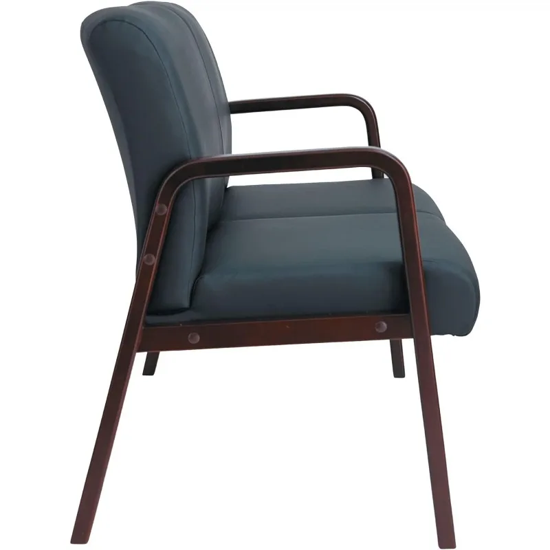 ALERL2219M 39,88 "X 26.13 polegadas 33 polegadas x Recepção Lounge Série Madeira Loveseat