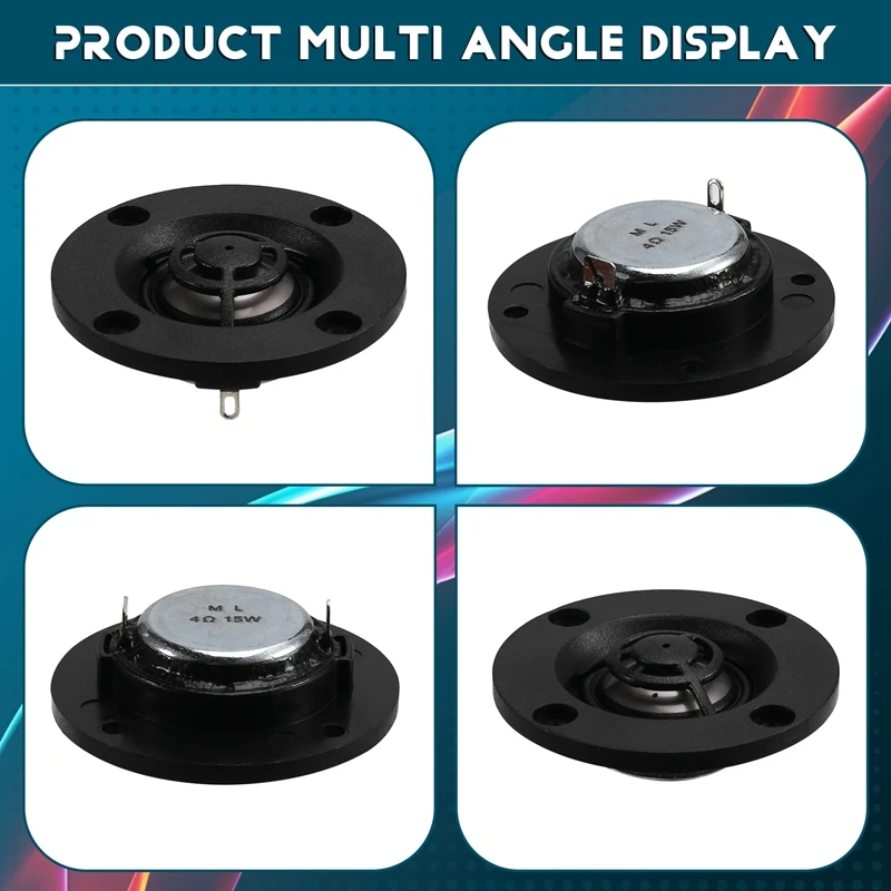 Set Speaker Tweeter mobil, modifikasi Audio mobil performa tinggi 52Mm 4OHM 20W 2 inci