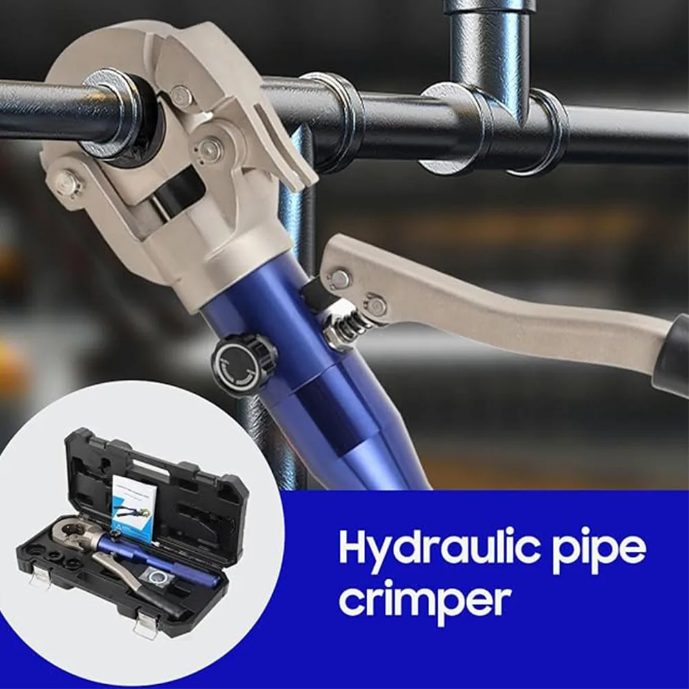 أداة تجعيد يدوية سهلة الاستخدام لأداة الضغط الهيدروليكي لأنابيب الفولاذ المقاوم للصدأ والنحاس بدون كهرباء