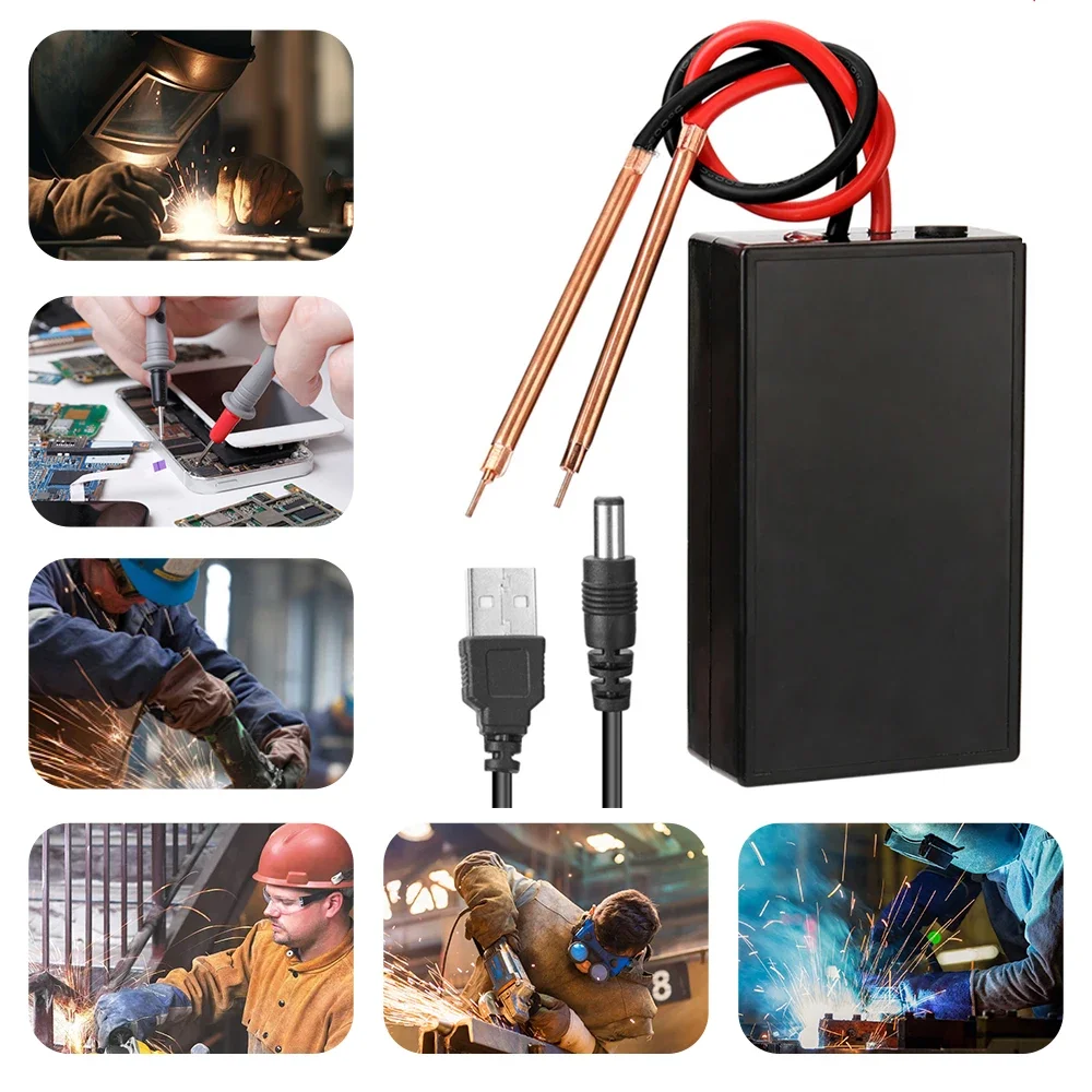 DIY Energy Storage Mini Touch Welder 5V 6 Speed Adjustment Spot Welding Battery Machine Tool Kit Handheld