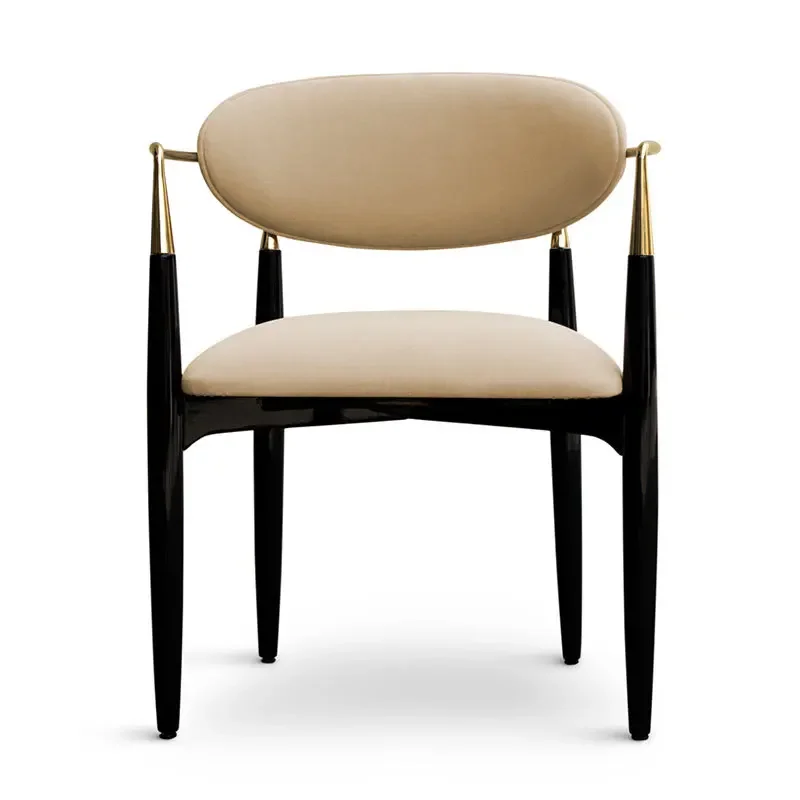 

Home Designer Back Chair Leather Sales Office Reception Armchair