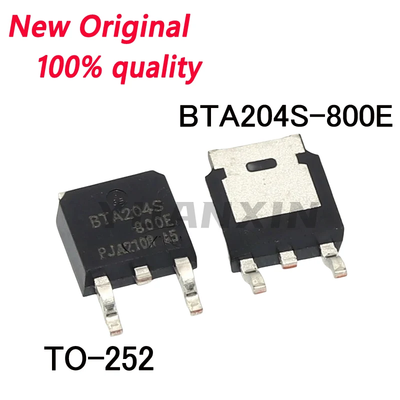 10/PCS New Original BTA204S-800E TO-252 Bidirectional thyristor In Stock