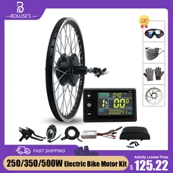 Electric Bicycle Conversion Kit, Rear Cassette, Wheel Hub Motor, 250W, 350W, 500W, 36V, 48V, 16 '', 29 '', 700C