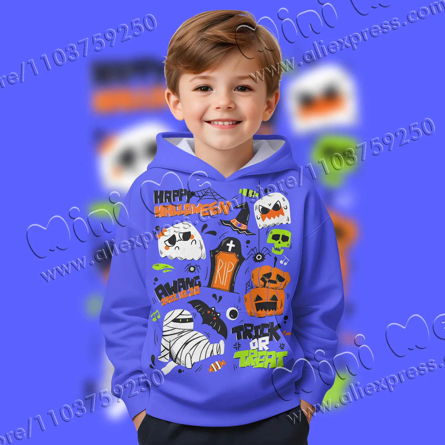 

Новинка осенние толстовки на Хэллоуин с капюшоном с 3D принтом Кошмар перед Рождеством Модные мужские женские толстовки большого размера детские спортивные костюмы