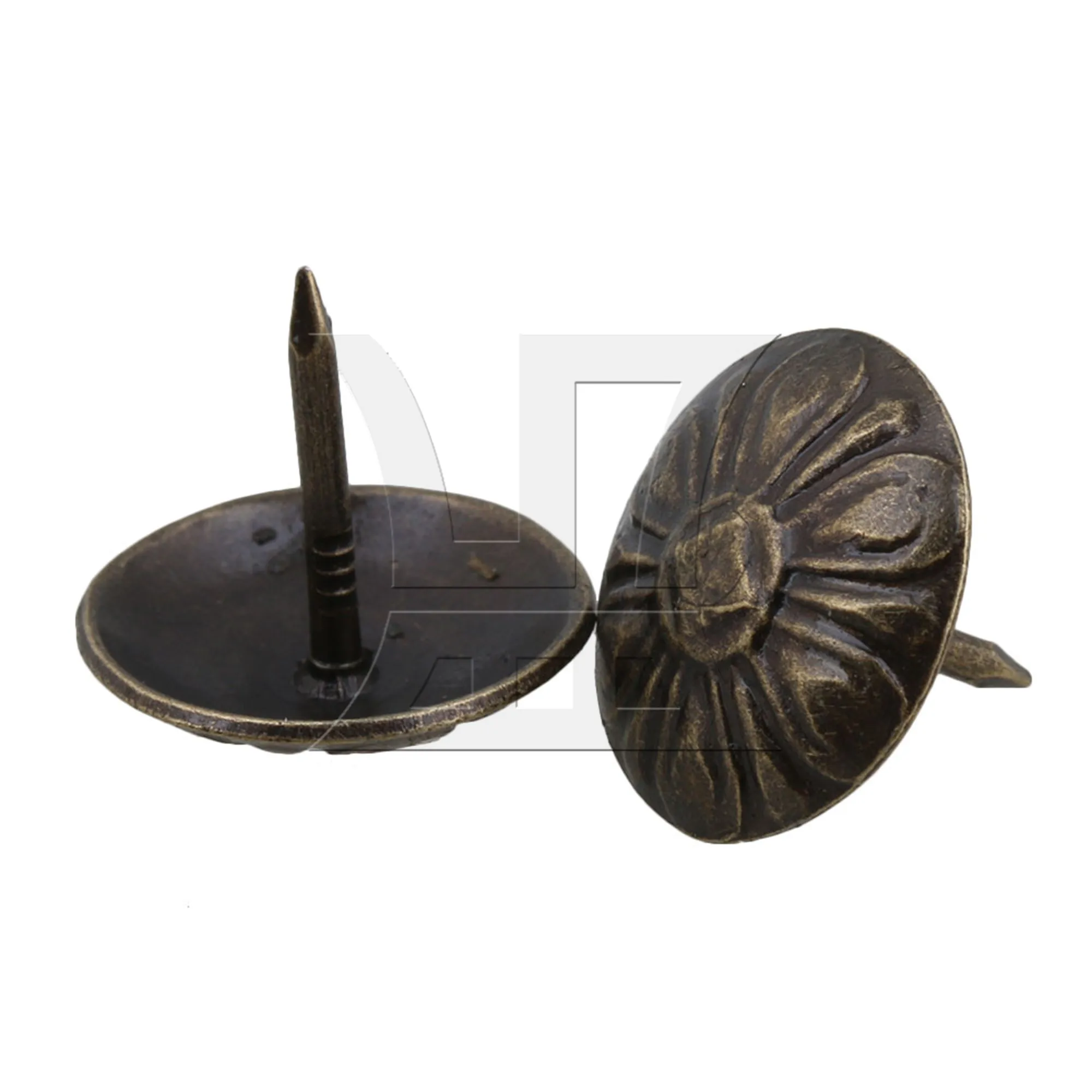 CNBTR 1 قطعة المفروشات العتيقة تك 16x15 مللي متر الأخضر برونزي ل أريكة ترصيع الزخرفية الجدول وكرسي ترصيع الزخرفية #2