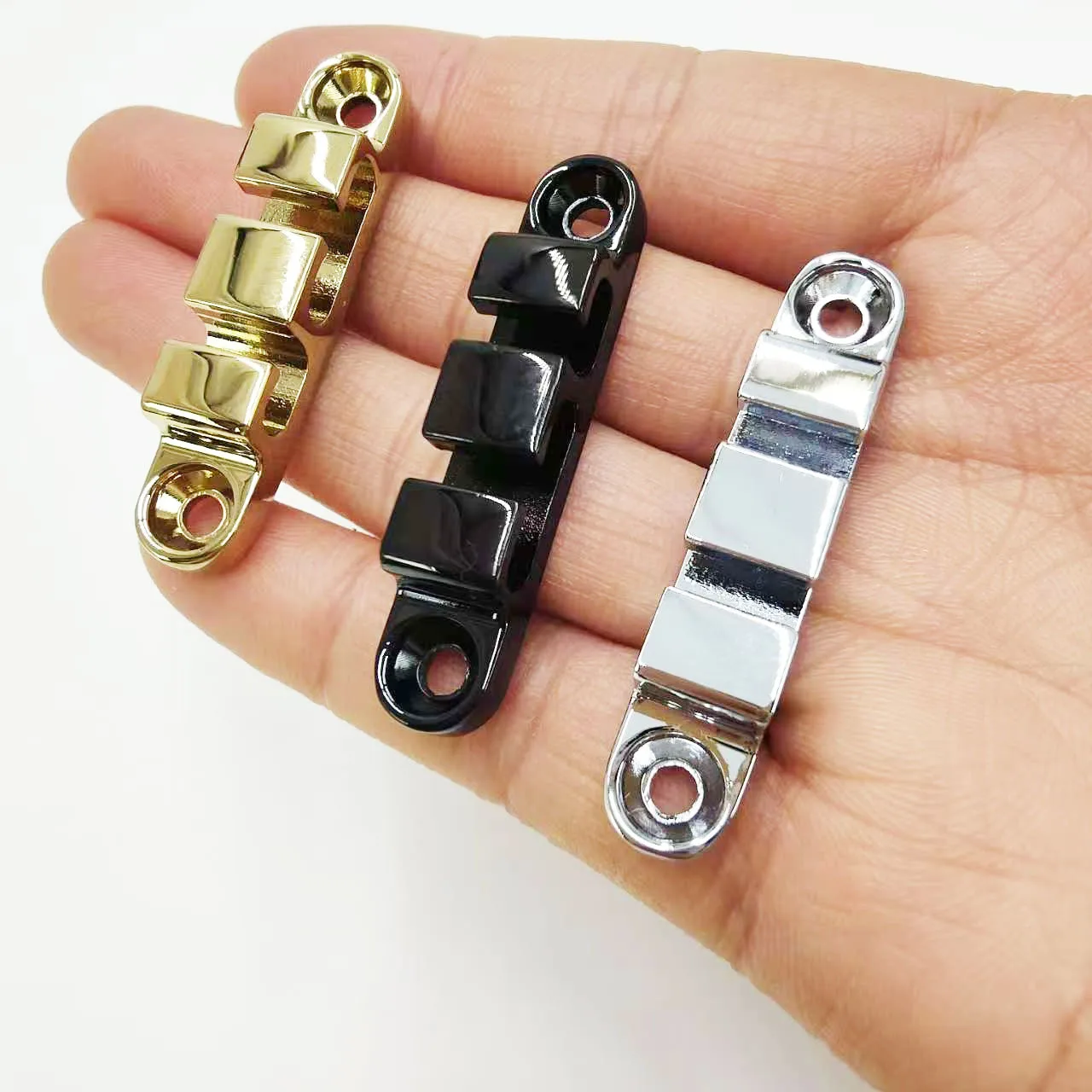 4-String 5-String Bass String Retainer Guitar Headstock String Tree Pressure Guide with Mounting Screws for Electric Bass Parts
