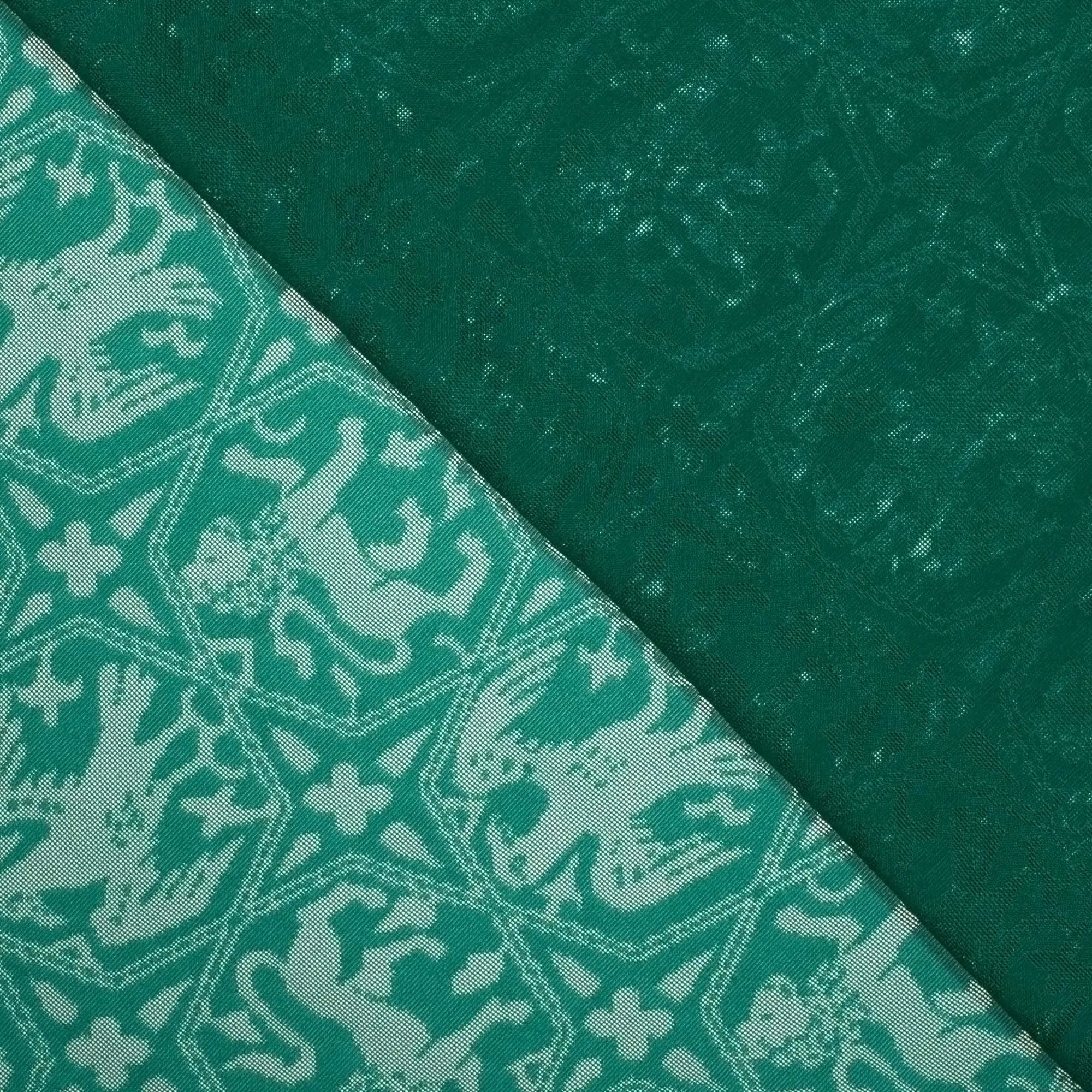 

Traditional Suzhou Qipao Chinese style green solid color mulberry silk silk flower silk jacquard clothing fabric