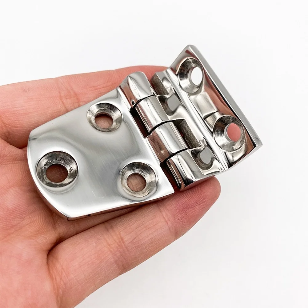2pcs 316 Stainless Steel Marine Hinge 54x37mm Flat Opening Duty Rust Proof For Yacht Ship Boat Door Industrial Accessories