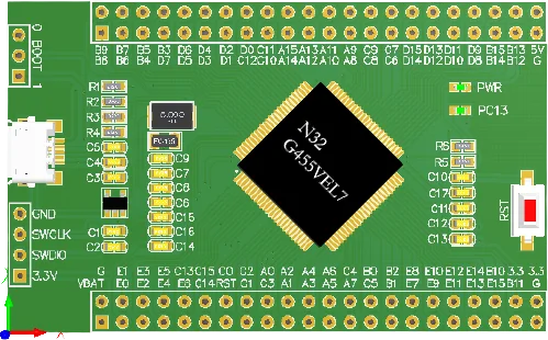 Imagem -04 - Placa de Desenvolvimento Mínima do Sistema ve da Placa de Núcleo N32g455vel7