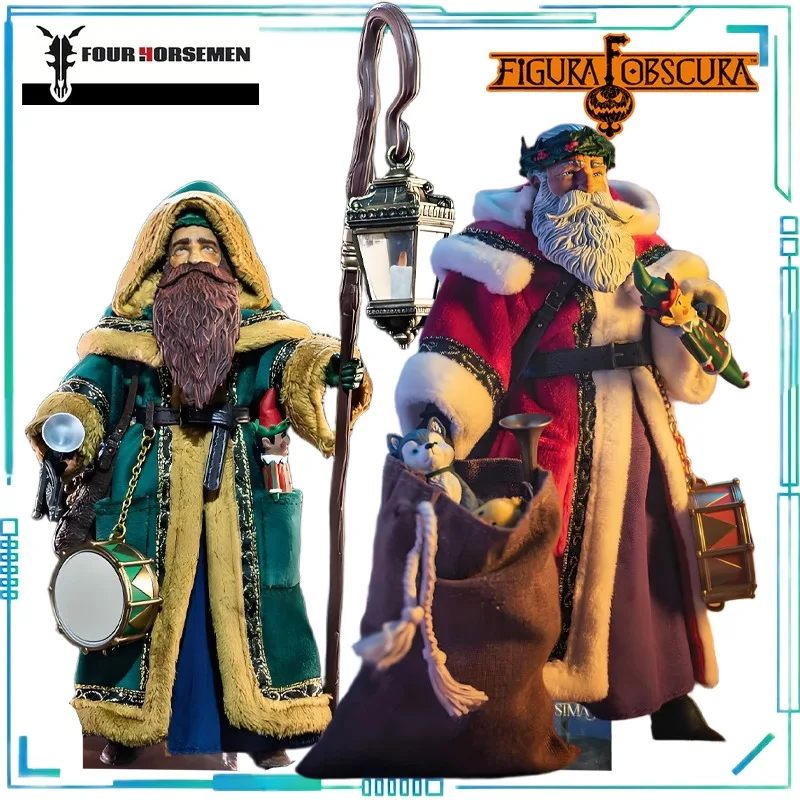 Quatre chevaux Studios véritable Figure Obscura série père noël Robe verte "père noël mobile produit fini modèle cadeau