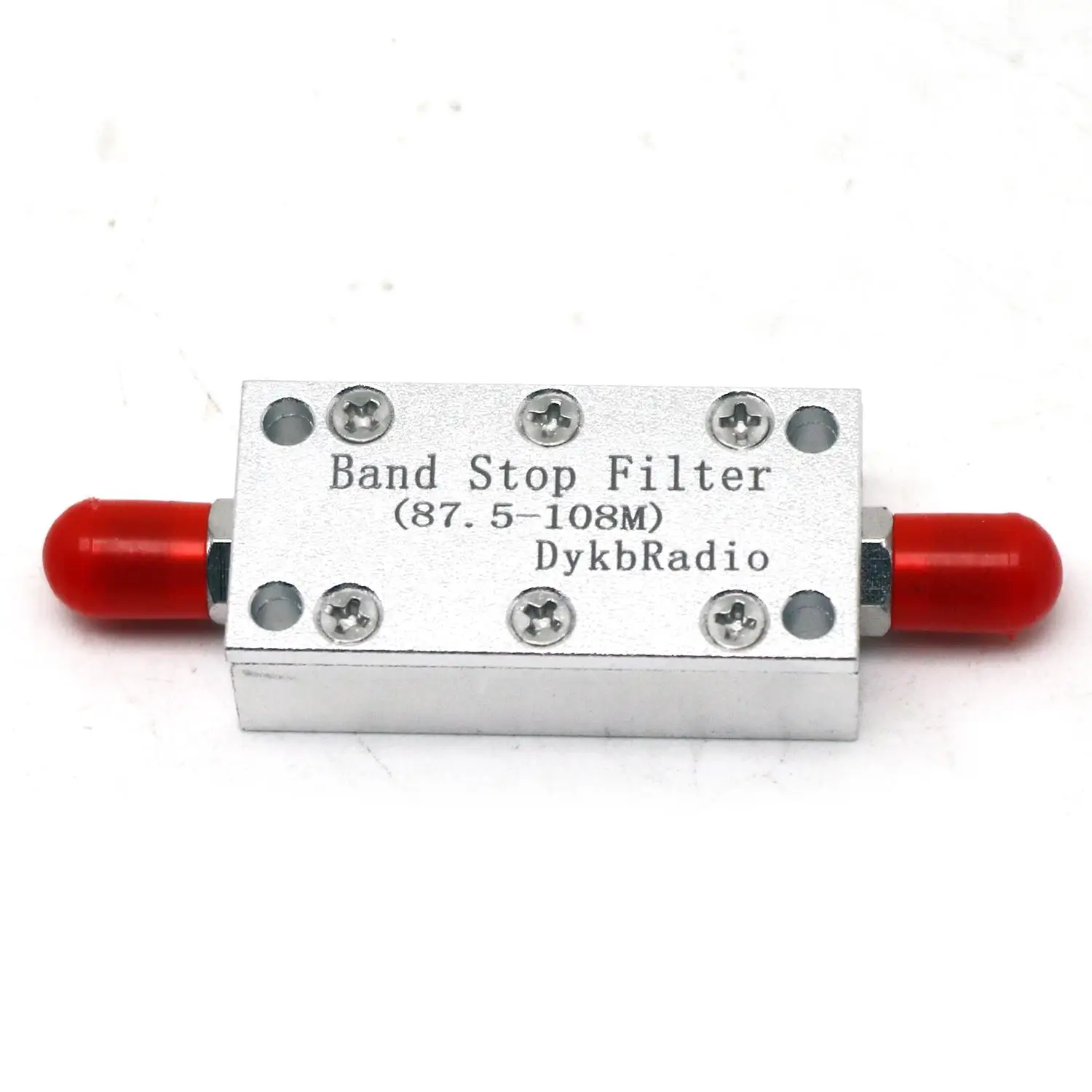 87.5-108MHz FM Bandstop Filter - Passive Notch Filter For Ham Radio & Shortwave RTL-SDR, Anti FM Interference CNC Aluminum Shell