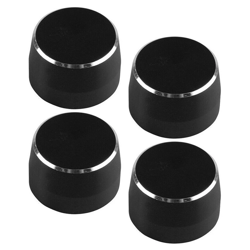 4Pcs Steel Dial Lamp Switch Cover For Benz Smart Fortwo 451 2009-2014 Car Wiper Gear Cap Decorative Car Styling Black