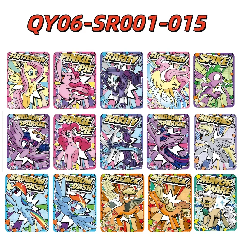 Genuine My Little Pony Friendship Is Eternal Fun Shadow Bag 6 Peach CR UR UGR Anime Surrounding Pony Cards Collect toy gifts