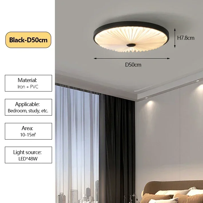 Crèmekleurige slaapkamer plafondlampen moderne ronde plafondlamp voor kinderkamer keuken badkamer gang studie binnenverlichting