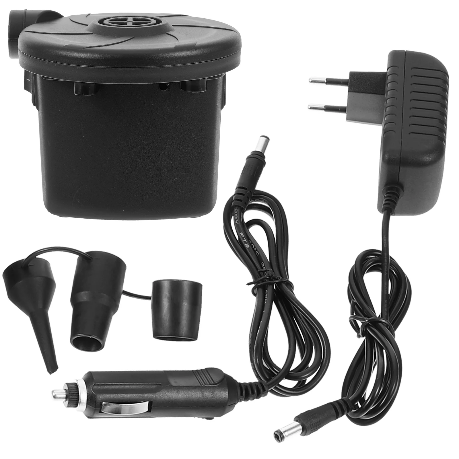 Electric Air Pump Two Way Inflator Fast Inflate Deflate Air Mattress Raft Pool Beach Inflatables Portable Us Plug